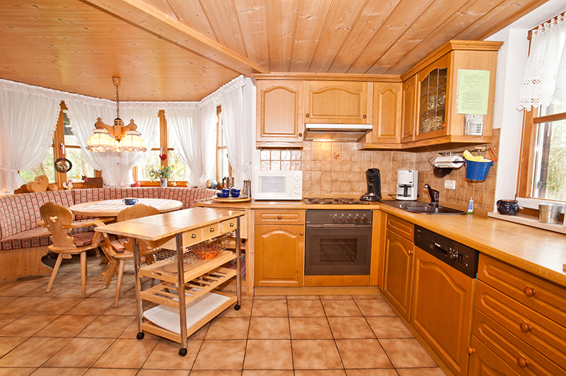 Küchenbereich:Eine optimal ausgestattete Küche